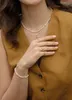 Jackie Gold Dangling White Topaz Ring JKR24.416 Damenring, Produktbild-Vorschau 3