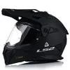 LS2 MX702 Pioneer II casque de motocross solide, noir mat, Voir les images du produit 7