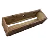 Holzkasten aus massivem Holz - braun 60 cm Produktbild-Vorschau 2