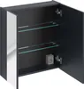 Szafka Łazienkowa Z Lustrem 60 Cm 2 Drzwi Niebieski Indigo Podgląd zdjęcia produktu 3