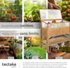 Carré Potager de jardin sur Pied Surélevé avec étagère + Voir les images du produit 5