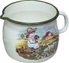 Karl Krüger Milchtopf GÄNSEKIND 10 cm Emaille weiß mit Produktbild-Vorschau 5