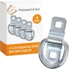 4x Zurrbügel Ladungssicherung mit 800kg Zugkraft, 58x60mm Produktbild-Vorschau 1