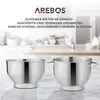 AREBOS Küchenmaschine 1500 W Schwarz | 2 Produktbild-Vorschau 11