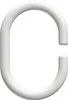 Interdeco Duschringe / Duschvorhangringe Weiß, C-Form Produktbild-Vorschau 2