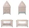 Lorelli Reisebett Sweet Home 2 Ebenen Laufstall mit Dach Produktbild-Vorschau 6