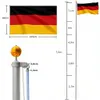 FCH 760cm Fahnenmast, Deutsche Flagge inkl , Segmentiertes Produktbild-Vorschau 3
