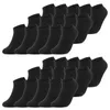 10 I 20 I 30 Paar Sneaker Socken Damen & Herren Schwarz & Produktbild-Vorschau 1