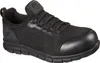 A black Skechers work sneaker is shown from a side-angle on a white background. Produktbild-Vorschau