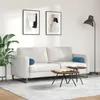 vidaXL Coussin bolster 2 pièces bleu Ø 15 x 40 cm tissu Voir les images du produit 4