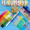 Schmuckset Bastelperlen Armband Perlen Set 3mm Glasperlen Produktbild-Vorschau 2