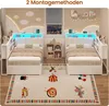 Lit rembourré AODEMOKO 90x200 cm, lit pour adolescents avec Voir les images du produit 8