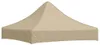 vidaXL Partyzelt-Dach 2x2 m Beige 270 g/m² Produktbild-Vorschau 5