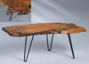 Couchtisch >Tallus< in braun, Teakholz + Metall - Produktbild-Vorschau 3