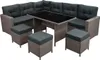 Sitzgruppe Lounge Gartenmöbel Sitzecke Rattan Polyrattan Produktbild-Vorschau 1