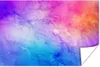 MuchoWow® Poster Wasserfarben - Orange - Rosa - Blau 60x40 Produktbild-Vorschau 1