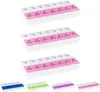 3x WELLGRO® Tablettenbox für 7 Tage - je 2 Fächer pro Tag, Produktbild-Vorschau 2