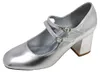 Post Xchange Metallic Pumps Silber in Gr. 37 Produktbild-Vorschau 3