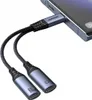 Adapter DAC 2w1 Joyroom SY-C03 USB-C do 2x USB-C - czarny Podgląd zdjęcia produktu 8