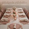 Platssets 6er Set Rund Gold, Tischunterlagen Metallic Produktbild-Vorschau 3