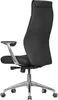 Chaise de bureau en cuir véritable noir Chaise de bureau Voir les images du produit 29