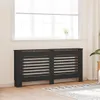 vidaXL Habillage de radiateur noir 172x19x81,5 cm MDF Voir les images du produit 2