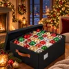 Relaxdays kerstbal opbergbox, voor 96 ballen, afmetingen Productafbeelding-voorbeeld 3