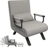 TWOLIIN Canapé-lit 3 en 1 gris clair | Lit d'appoint Voir les images du produit 1