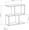Decortie Homemania Modern Beistelltisch Weiß Mehrzweck 60 x Produktbild-Vorschau 7