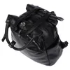 Großer Damen Rucksack Tasche Citybag Leder Optik Bodybag Produktbild-Vorschau 8