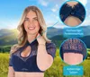 Steigenhöfer Dirndlbluse MARIE Blau 38 Produktbild-Vorschau 4