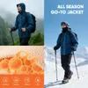 BUBW Herren Softshelljacke wasser- und winddicht mit Kapuze Produktbild-Vorschau 6