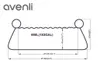 Avenli Prompt Set 168x51cm Pool, ohne Zubehör, blau Produktbild-Vorschau 2