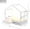 Flieks Kinderbett Hausbett 90x190cm mit Led, Kinder Produktbild-Vorschau 3