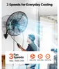 Ventilateur mural industriel SucceBuy 110 W, 67 cm, 7 m/s, Voir les images du produit 4