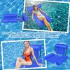 Nafukovacie vodné kreslo do bazéna ergonomické ležadlo s Náhľad obrázku produktu 6