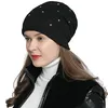 Damen Wintermütze gefüttert Slouch Beanie - Sterne und Produktbild-Vorschau 1