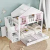 Flieks Etagenbett 90x200cm mit ausziehbarem Bett 90x190cm, Produktbild-Vorschau 3