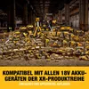 A large collection of DeWalt power tools displayed in a warehouse-like setting. Produktbild-Vorschau