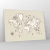 Bilder auf glas - Karte Welt Klassiker Kontinente - Produktbild-Vorschau 4