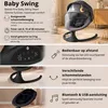 Bebies First Elektrische Babywippe Schwarz – Babyschaukel Produktbild-Vorschau 2