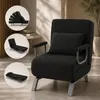 Makika Schlafsessel Schlafsofa Ted klappbar in Schwarz Produktbild-Vorschau 1