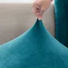 Einzelsitz Sofabezug Velvet Plüsch Elastische Sofahusse Produktbild-Vorschau 4