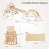 DREAMADE Klettergerüst mit Kletterbogen und Produktbild-Vorschau 6