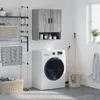 vidaXL Nástěnná skříňka Grey Sonoma 60x31x70 cm Dřevěný Náhled obrázku produktu 2