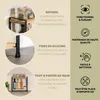 Étagère à épices Eluno, étagère de cuisine, en bambou et Voir les images du produit 5