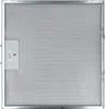 A close-up, straight-on view of a silver metal range hood filter. Produktbild-Vorschau