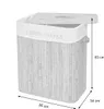 A laundry basket with dimensions shown. Produktbild-Vorschau