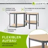 Juskys Eckregal Corner Easy 160 x 75 x 40-75 cm - max. 320 Produktbild-Vorschau 5