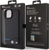 BMW Leder Carbon Blue Line - iPhone 15 Hlle (Schwarz) Produktbild-Vorschau 8